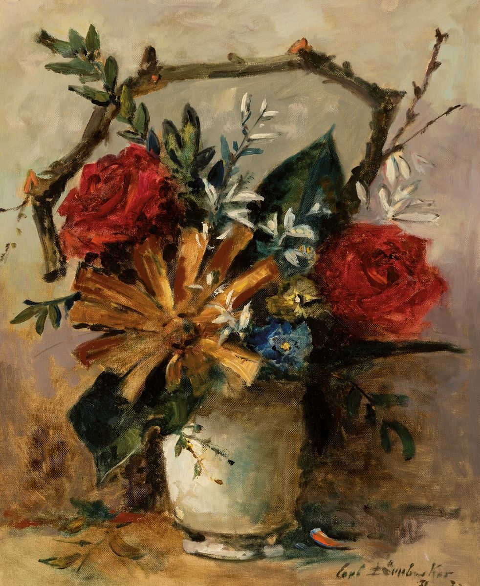 Still life with flowers by Carl Dörrbecker