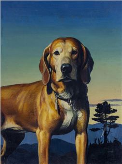Hunting Hound - Bob Kuhn