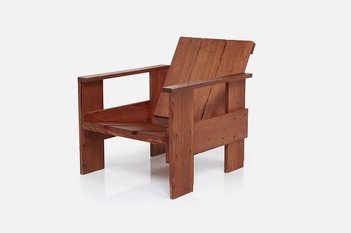 'Crate' chair by Gerrit Rietveld, 1934 / 1970s