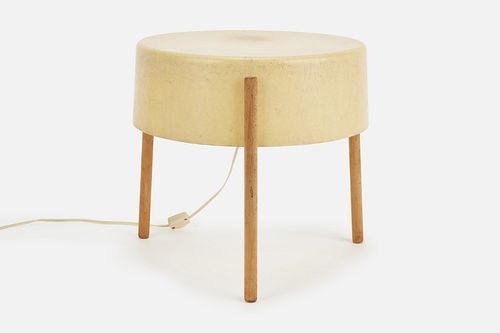 Artwork by Bill Lam, Table lamp, Made of Fiberglass, birch