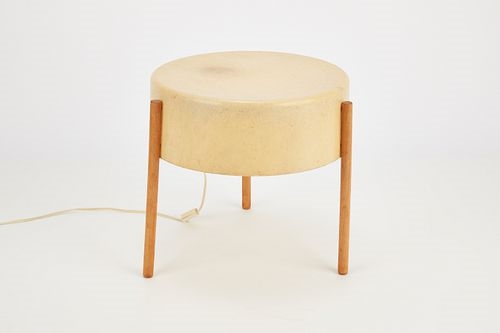 Artwork by Bill Lam, Table lamp, Made of Fiberglass, birch