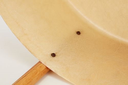 Artwork by Bill Lam, Table lamp, Made of Fiberglass, birch