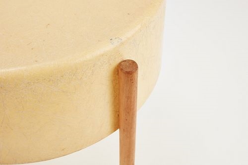 Artwork by Bill Lam, Table lamp, Made of Fiberglass, birch