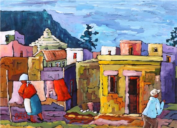 TOWNSHIP SCENE by Bea