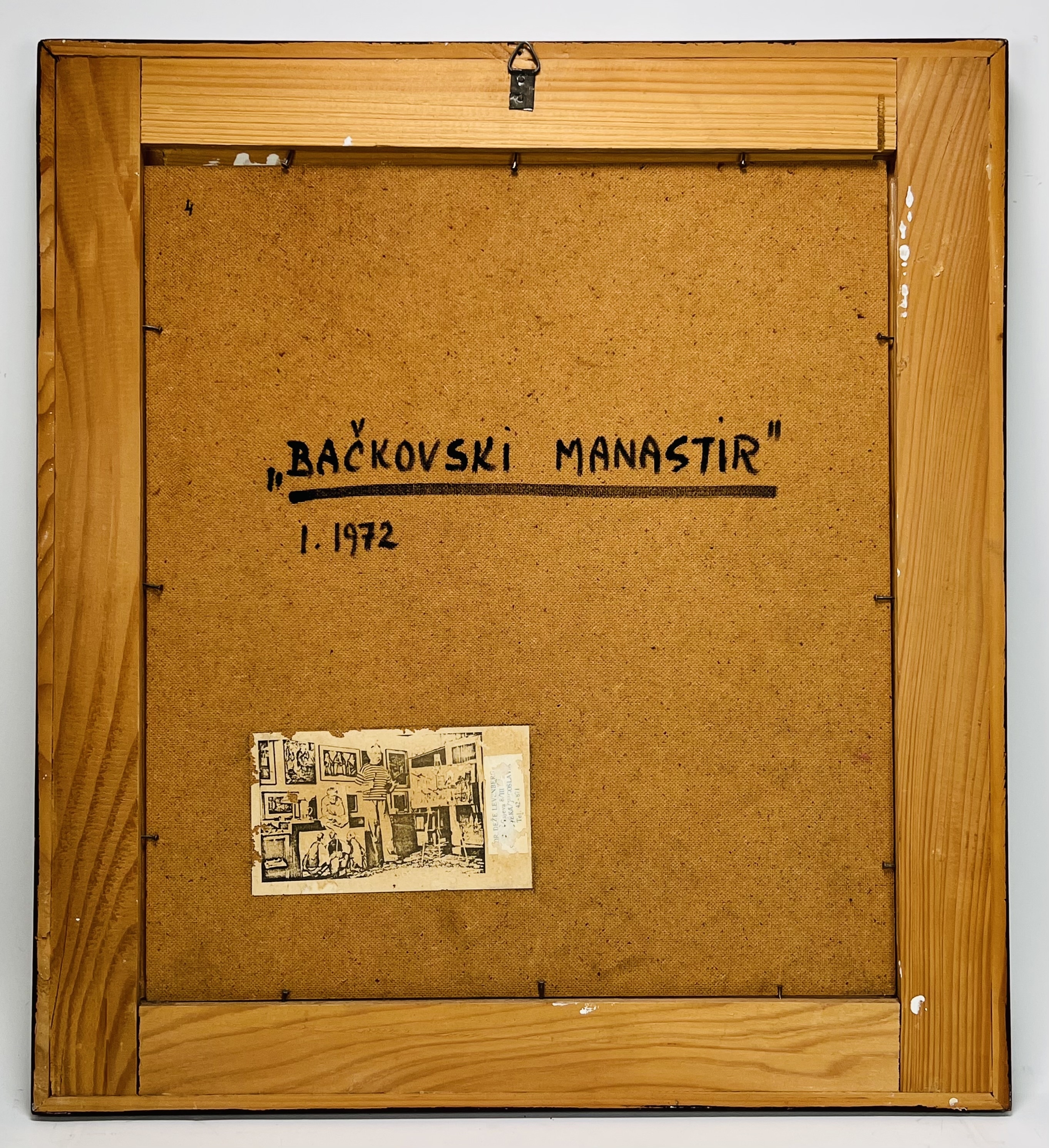 Artwork by Deze Levenberg, Backovski Manastir, Made of Acrylic on panel