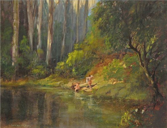 Australian Idyll by Lamb van Den Berg