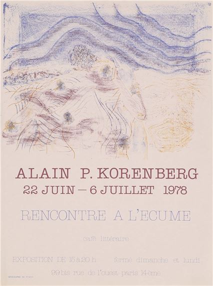 Ensemble d’affiches et projets d’affiches - Alain-Patrick Korenberg
