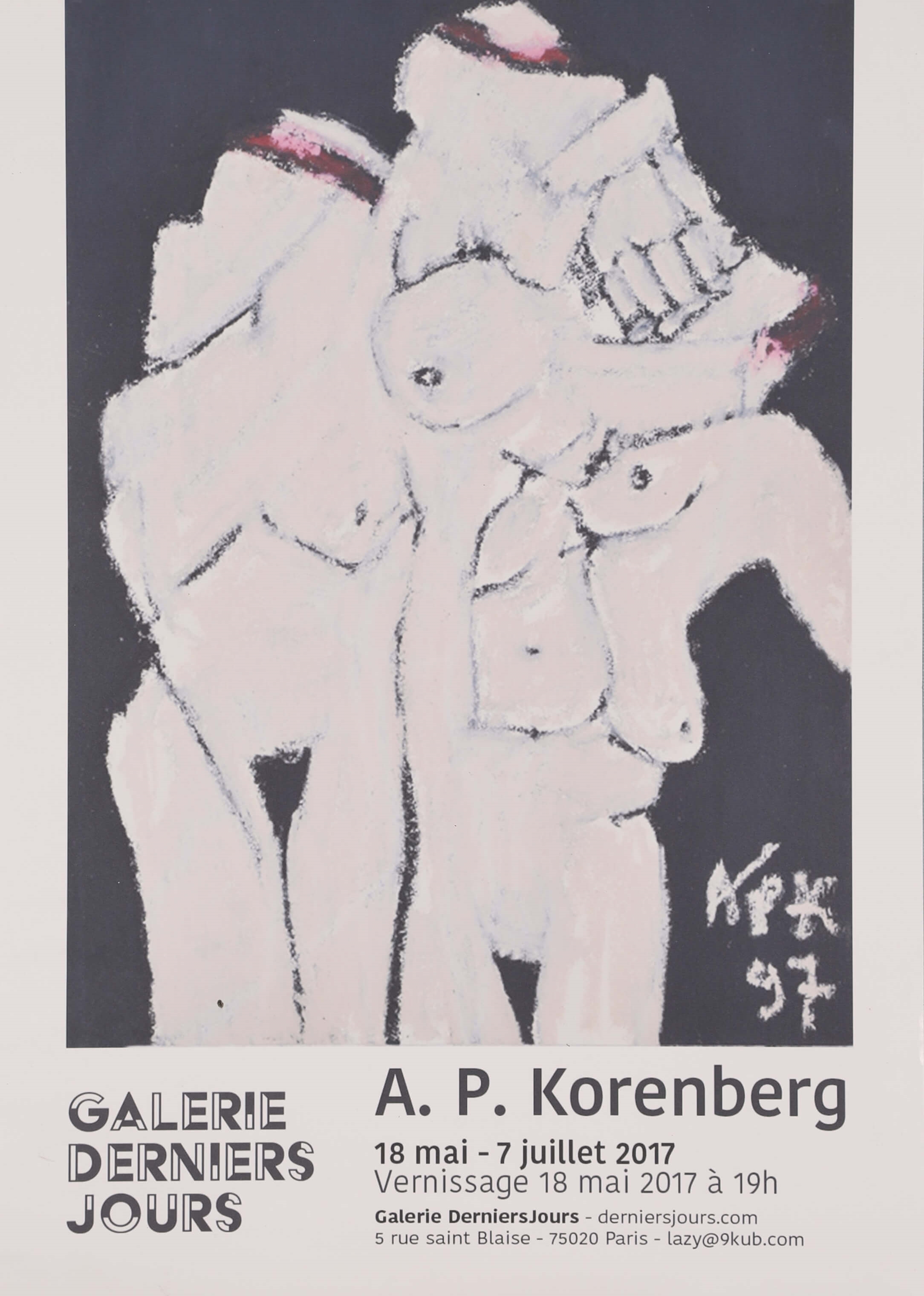 Artwork by Alain-Patrick Korenberg, Ensemble d’affiches et projets d’affiches, Made of posters