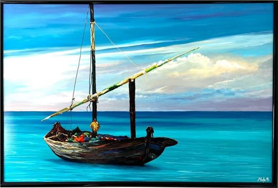 MOORED IN THE SUNSHINE by Massimo Meda