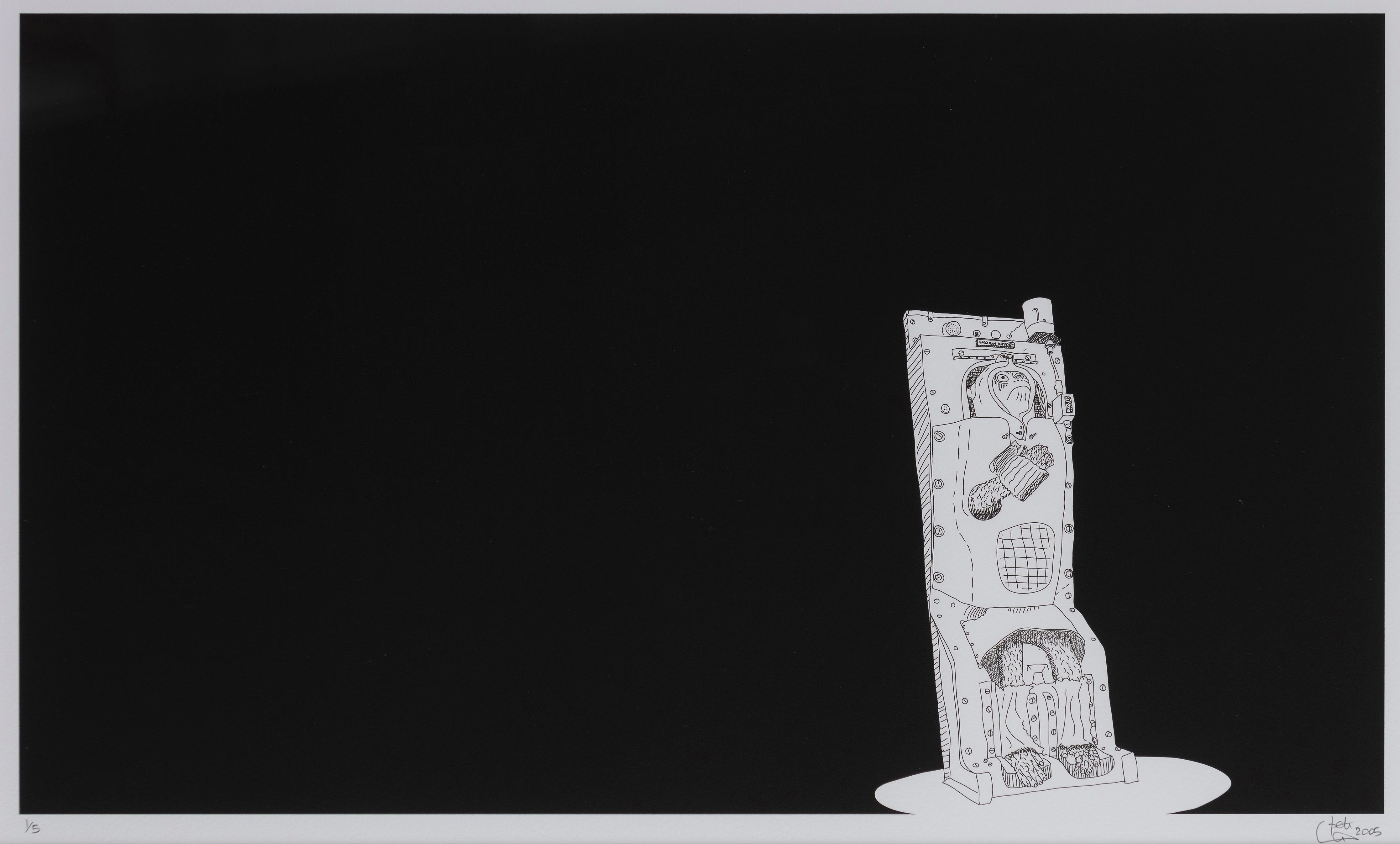 Artwork by Peter Hennessey, Able, Made of digital print