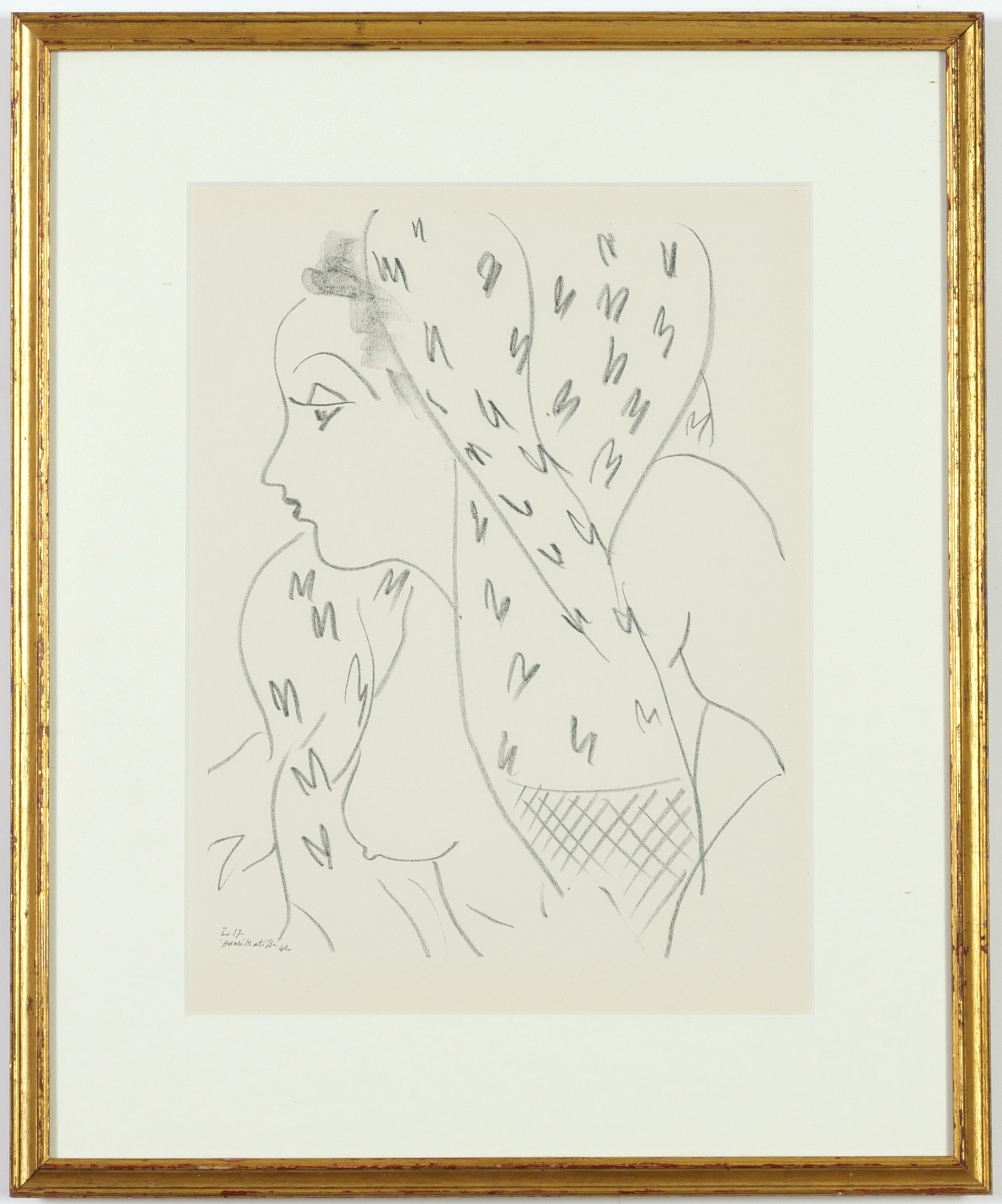Seated Woman by Henri Matisse, printed 1943