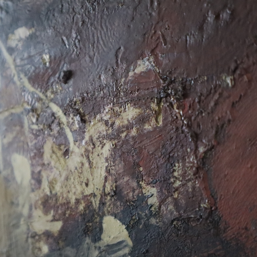 Artwork by Alain Grosajt, „CԳٰ“, Made of Oil on canvas