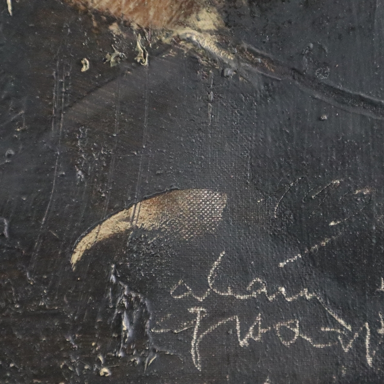 Artwork by Alain Grosajt, „CԳٰ“, Made of Oil on canvas