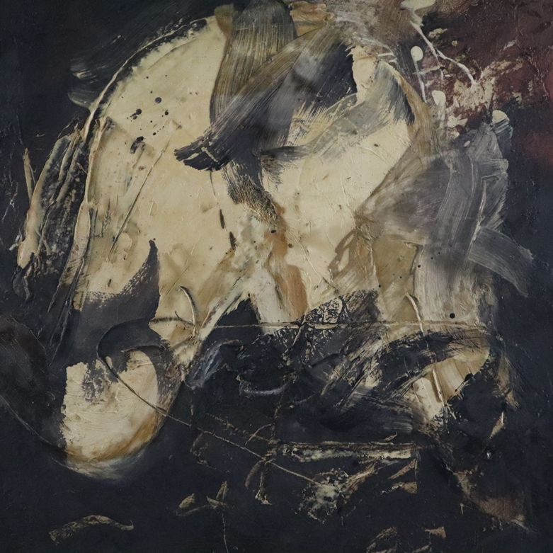 Artwork by Alain Grosajt, „CԳٰ“, Made of Oil on canvas