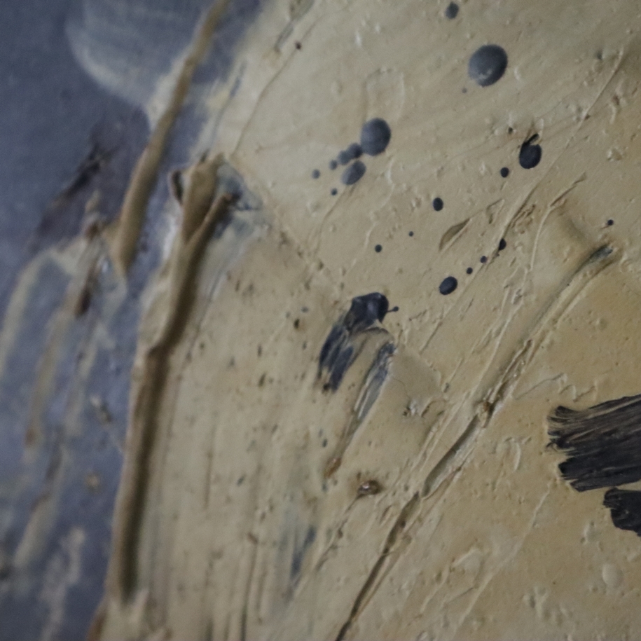 Artwork by Alain Grosajt, „CԳٰ“, Made of Oil on canvas