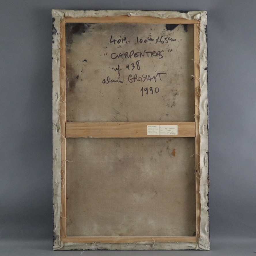 Artwork by Alain Grosajt, „CԳٰ“, Made of Oil on canvas