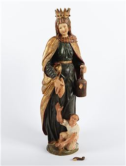 Holzfigur - Elisabeth Heil