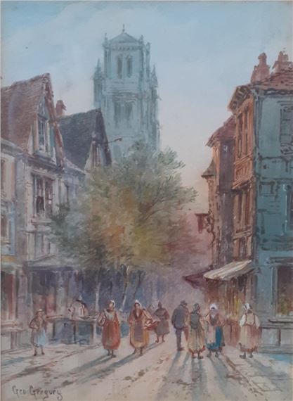 George Gregory | Brittany Street Scenes | MutualArt
