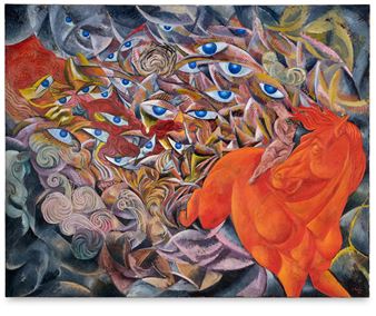 « Sight knight plight » by Sandro Chia, 1987