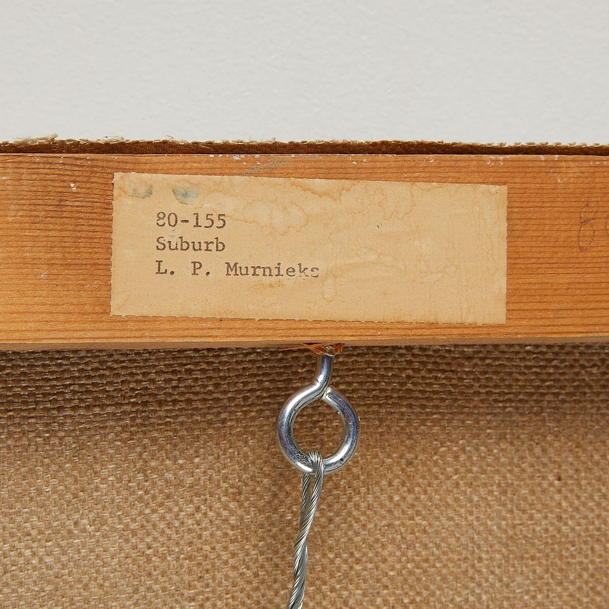 Artwork by Laimdot Murniek, Suburb, Made of Oil on canvas