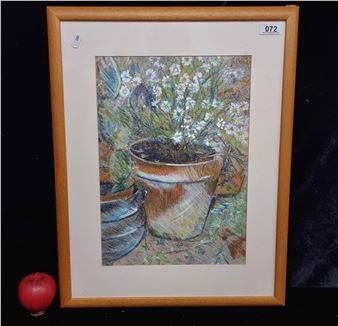 A still life of potted plants - Christine Murphy