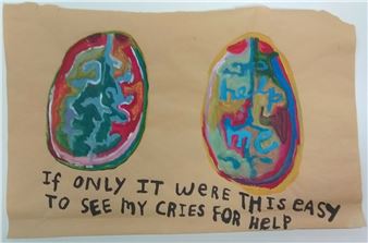 If Only It Were This Easy To See My Cries For Help - Bethlem Museum of the Mind