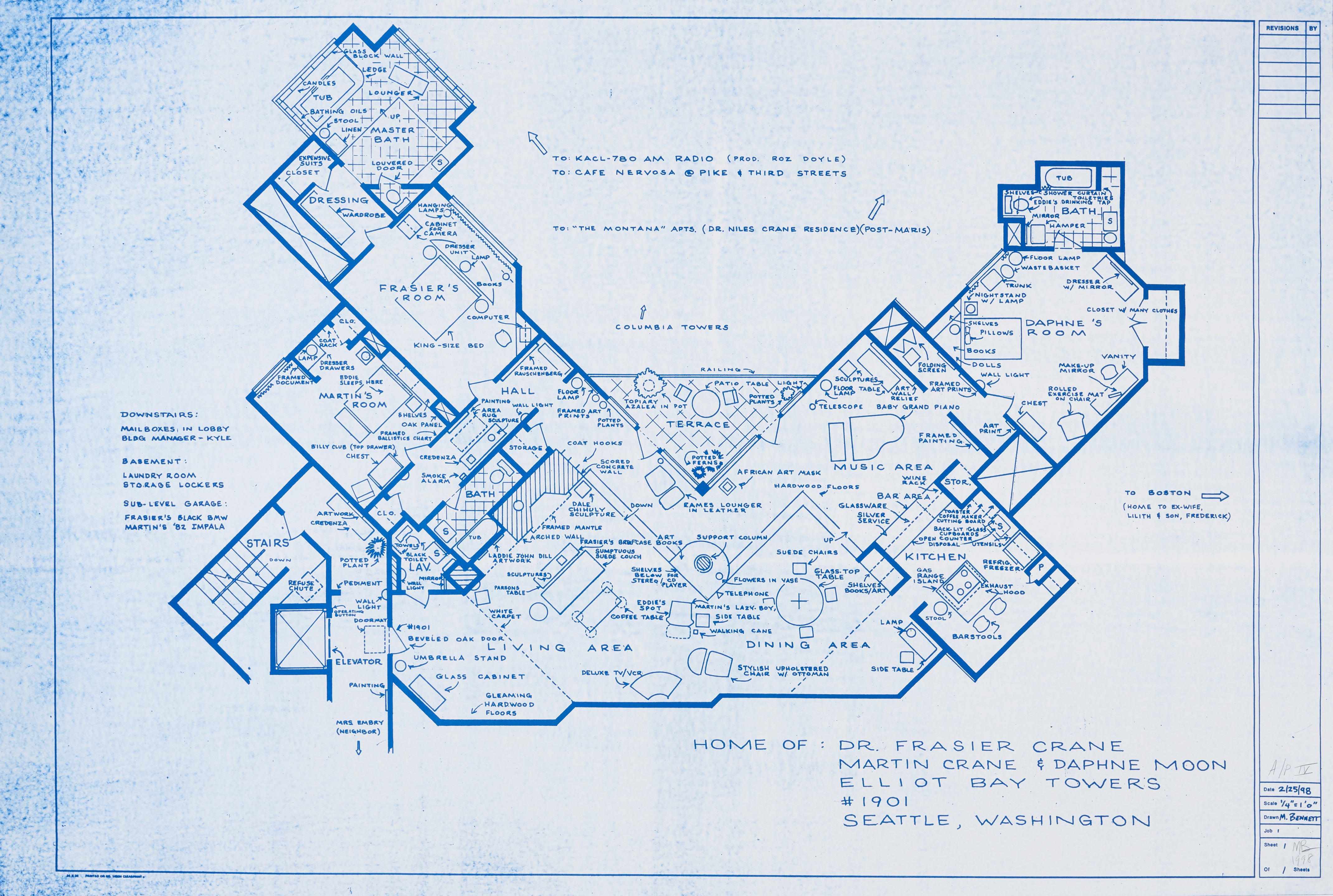 Frasier Crane Apartment Art