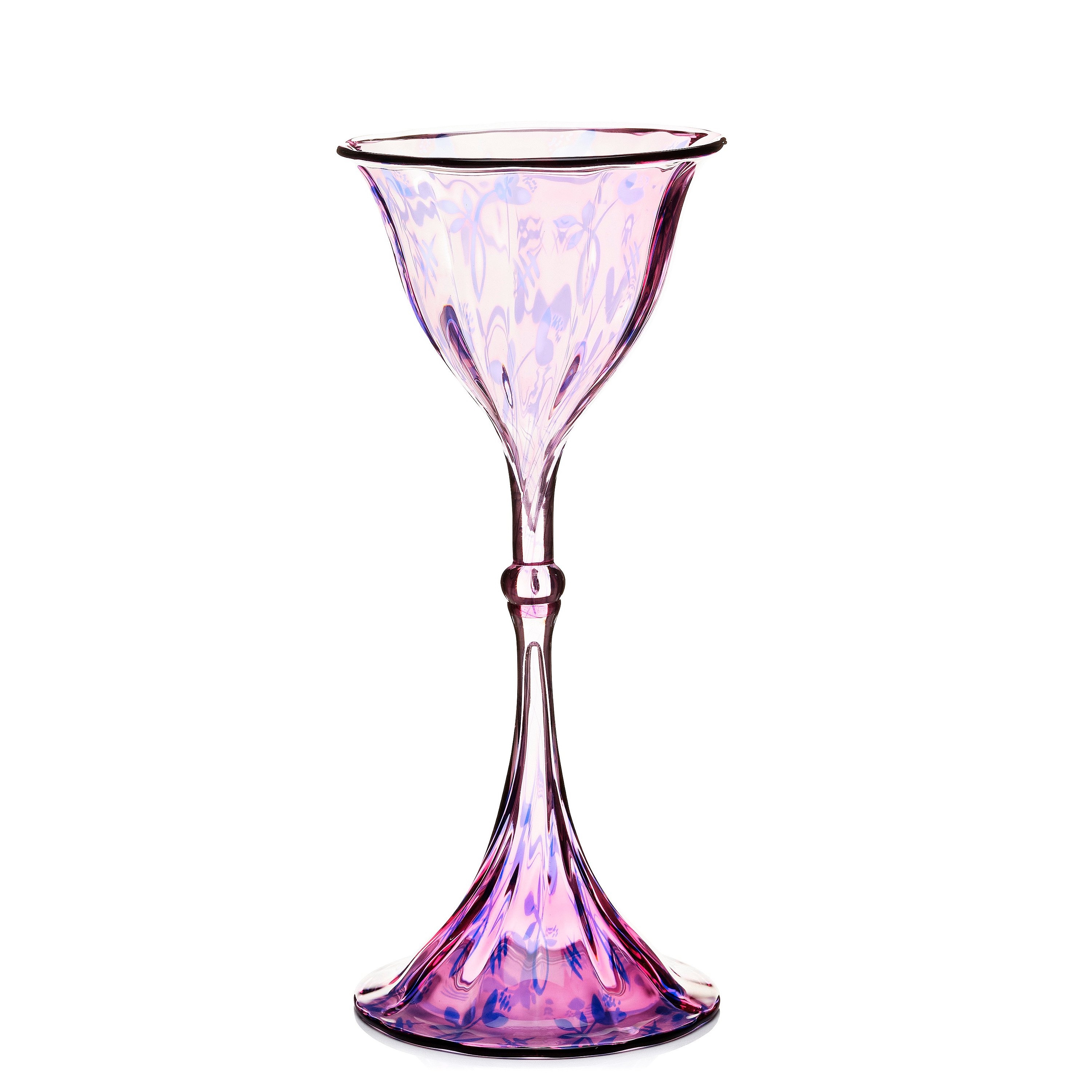 A 'graal' glass goblet