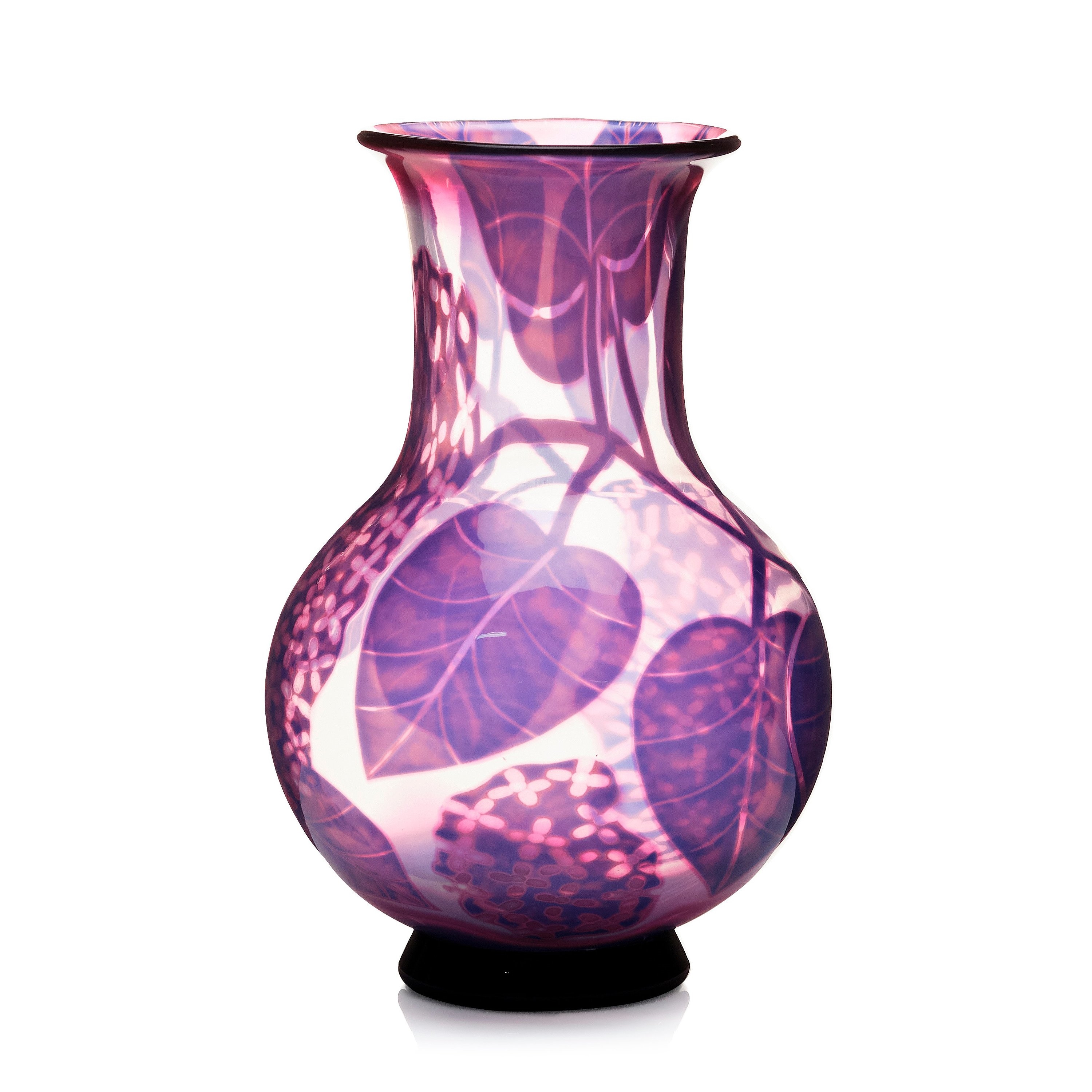 A 'graal' glass vase by Eva Englund, 1983