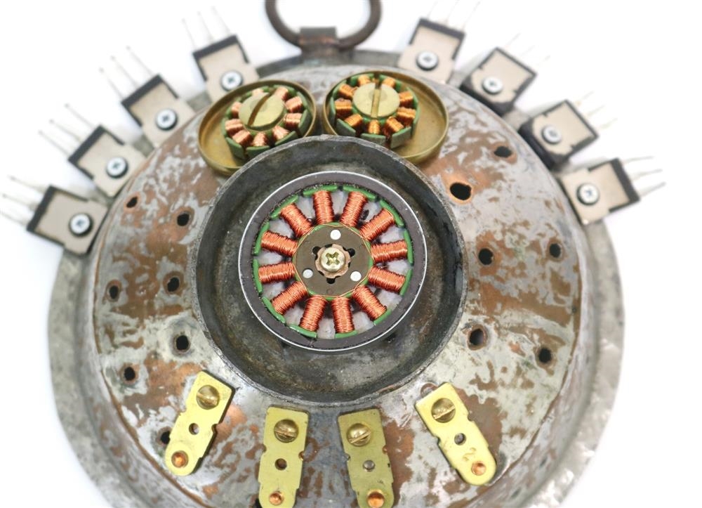 Artwork by Joyce W. Margolis, Animal Fantasies From Found Objects, Made of Mixed media with computer parts, breadbaskets, funnels, etc