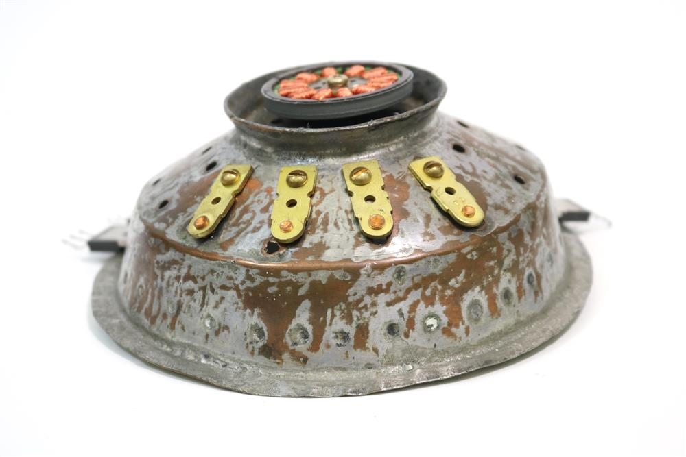 Artwork by Joyce W. Margolis, Animal Fantasies From Found Objects, Made of Mixed media with computer parts, breadbaskets, funnels, etc