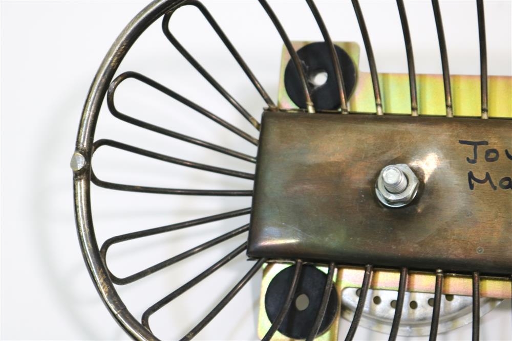 Artwork by Joyce W. Margolis, Animal Fantasies From Found Objects, Made of Mixed media with computer parts, breadbaskets, funnels, etc