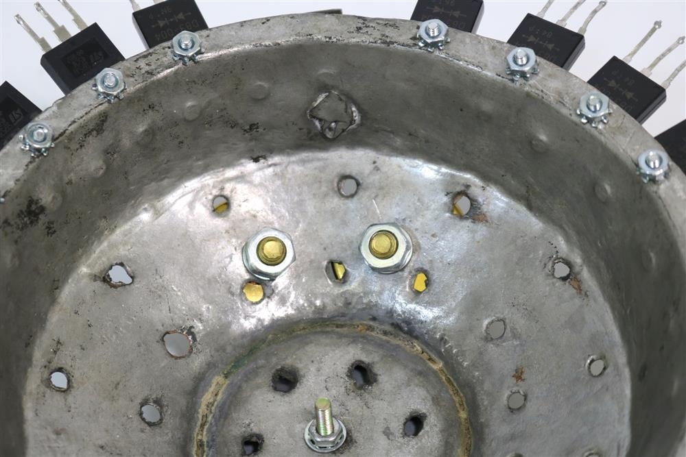 Artwork by Joyce W. Margolis, Animal Fantasies From Found Objects, Made of Mixed media with computer parts, breadbaskets, funnels, etc