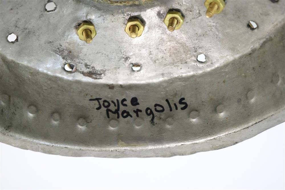 Artwork by Joyce W. Margolis, Animal Fantasies From Found Objects, Made of Mixed media with computer parts, breadbaskets, funnels, etc