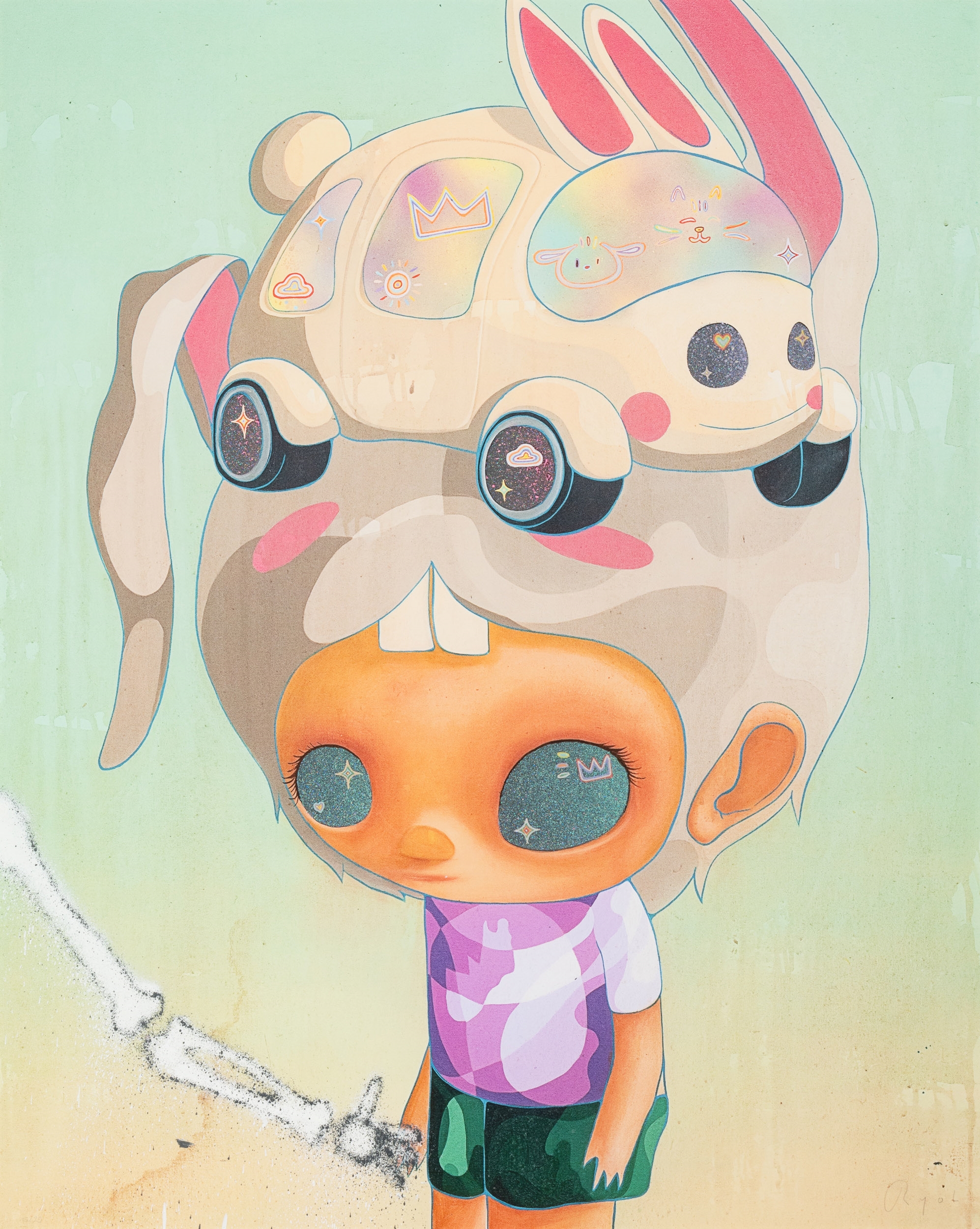 Ryo Laksamana | Rabbit Car on the Head (2022) | MutualArt