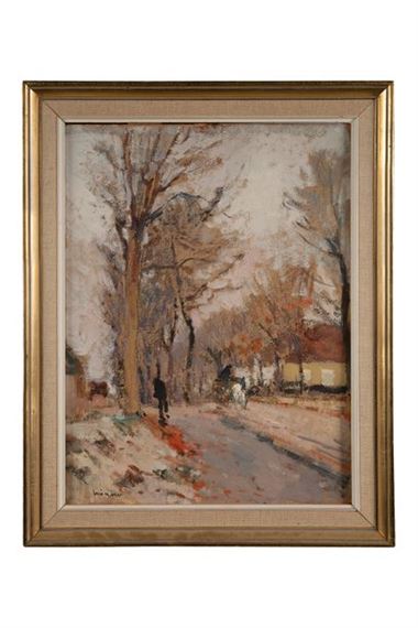 Route de Saint-Mammès, Seine-et-Marne by Ferdinand-Jean Luigini