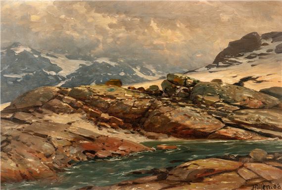 Andreas Disen | Fjellandskap (8) | MutualArt