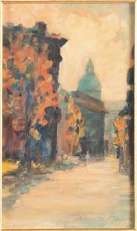 Piazza Calderini da Piazza Minghetti - Bologna - Mauret Grimaldi