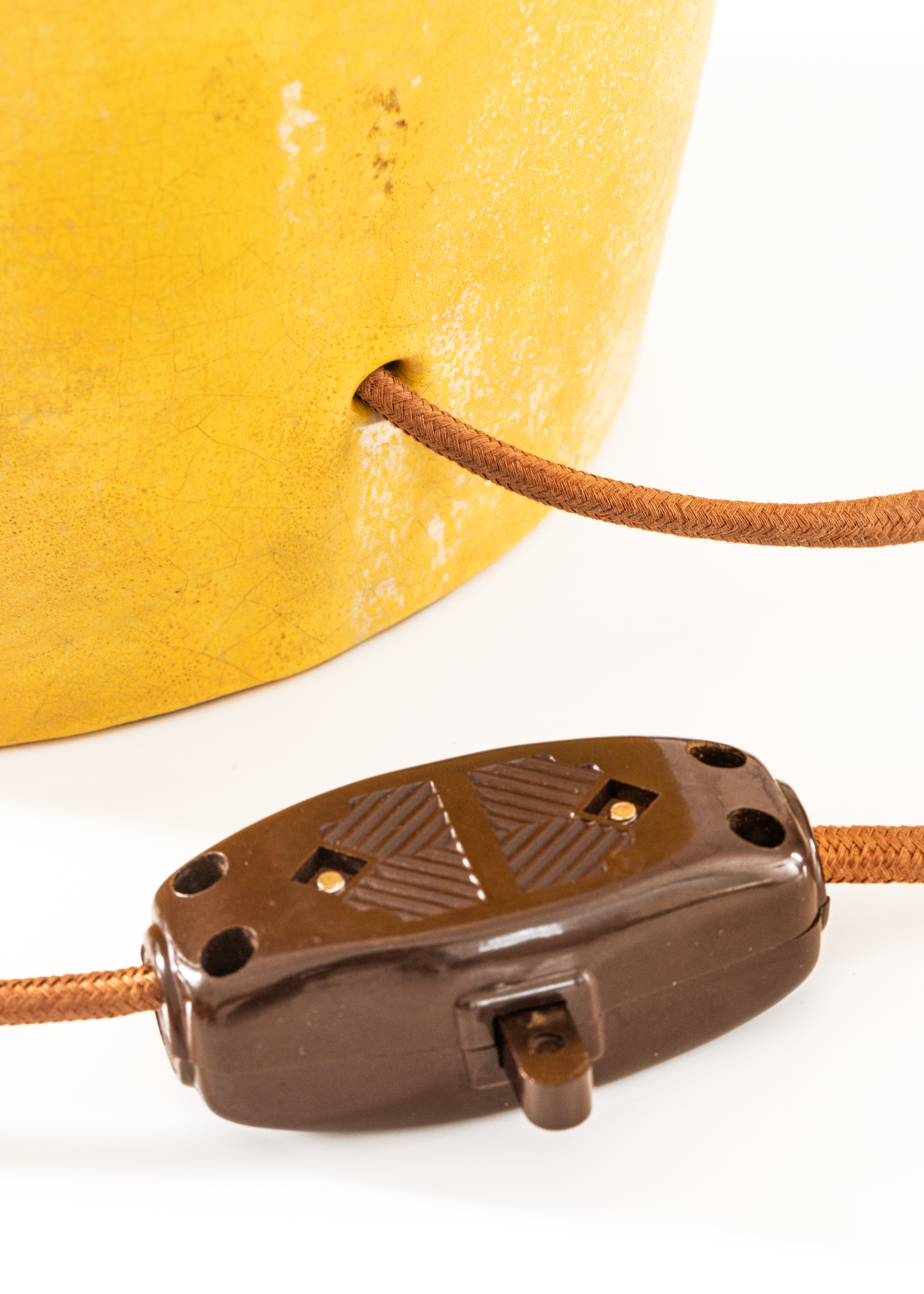 Artwork by Elna Kiljander, Lamp, Made of Ceramic, brass