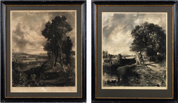 A pair of 19th Century engravings by John Constable, 19th Century