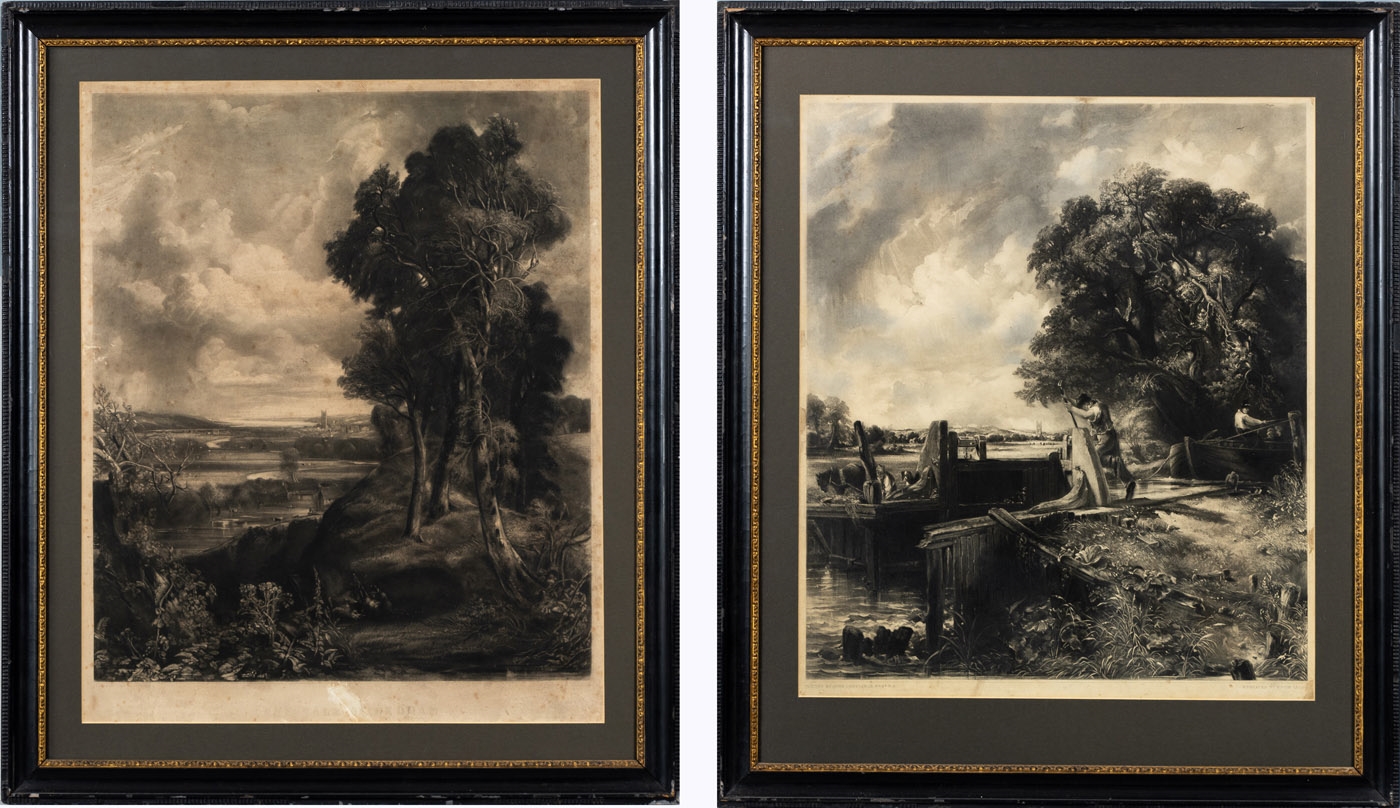 Artwork by John Constable, A pair of 19th Century engravings, Made of engravings