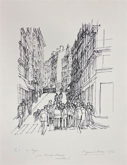 Rue Cujas by Raymond Mason, 1986