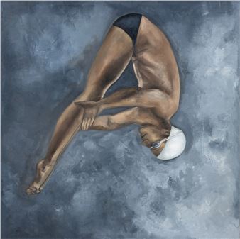 depicting a diver - C. E. van Huyssteen