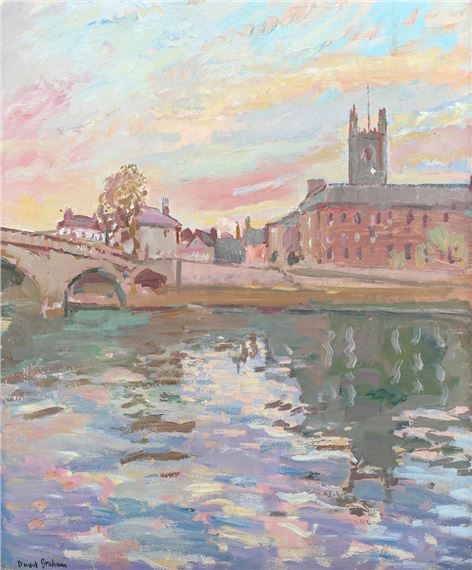 Henley on Thames by David Graham, dated 1988