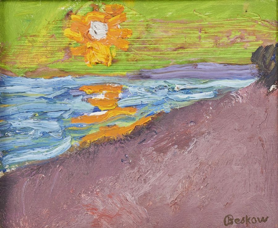 Artwork by Bo Beskow, Sunset, Made of Oil on panel