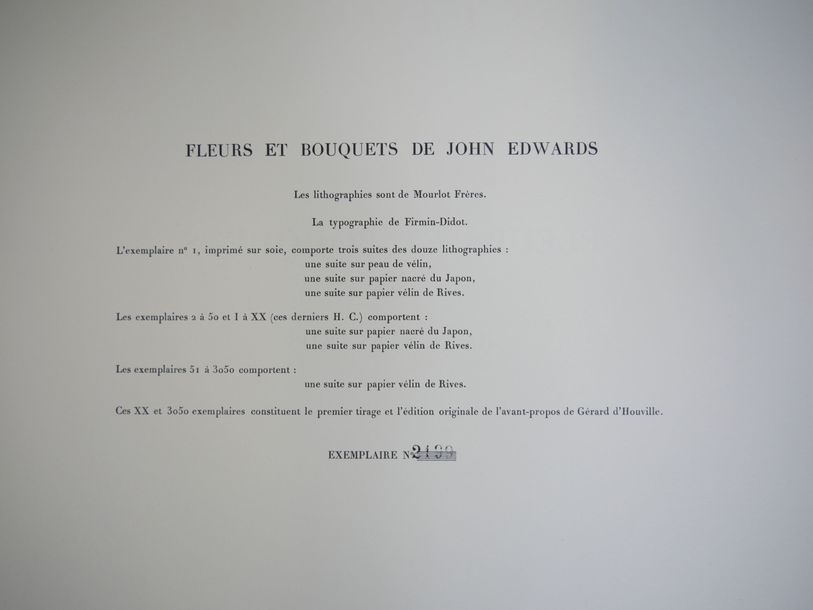 John Edwards | Collection de Douze Bouquets par John Edward - Peint de ...