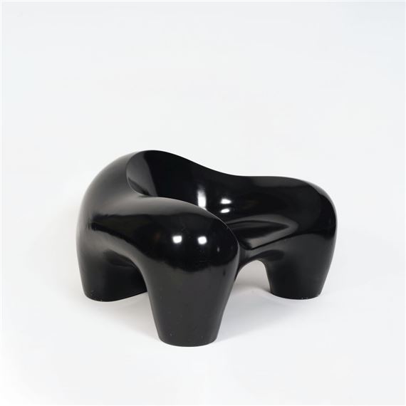 A Black Seventies Lounge Chair by Jochen Claussen-finks, Around 1971