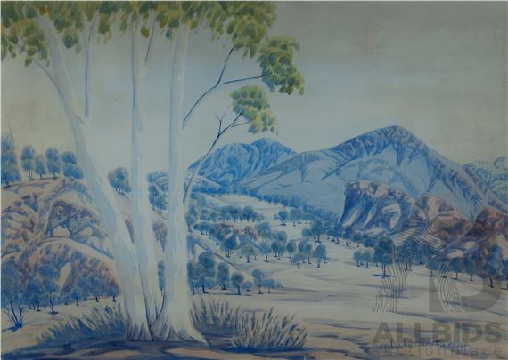 Central Australian Landscape by Cordula Ebatarinja