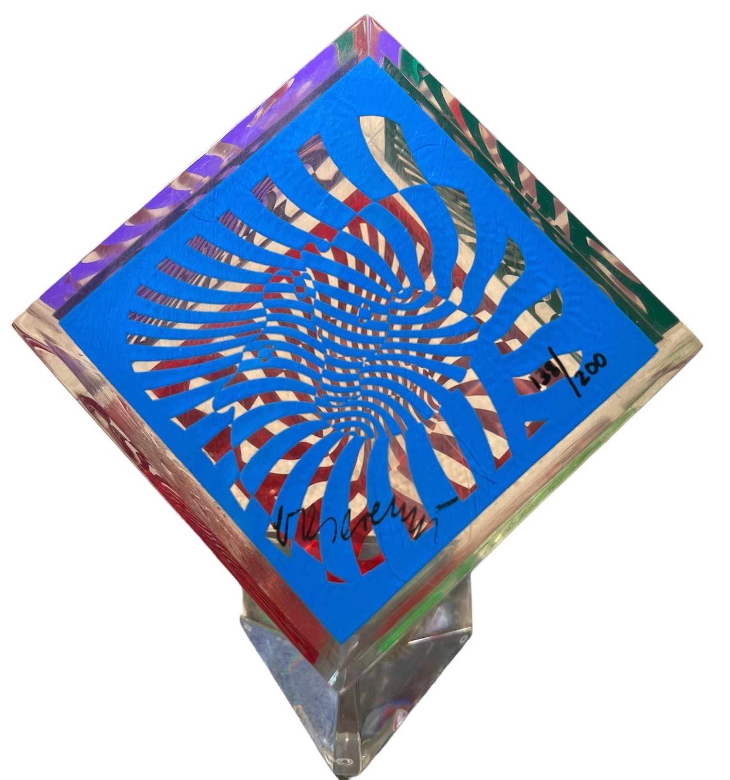 Victor Vasarely | Cube Sculpture | MutualArt