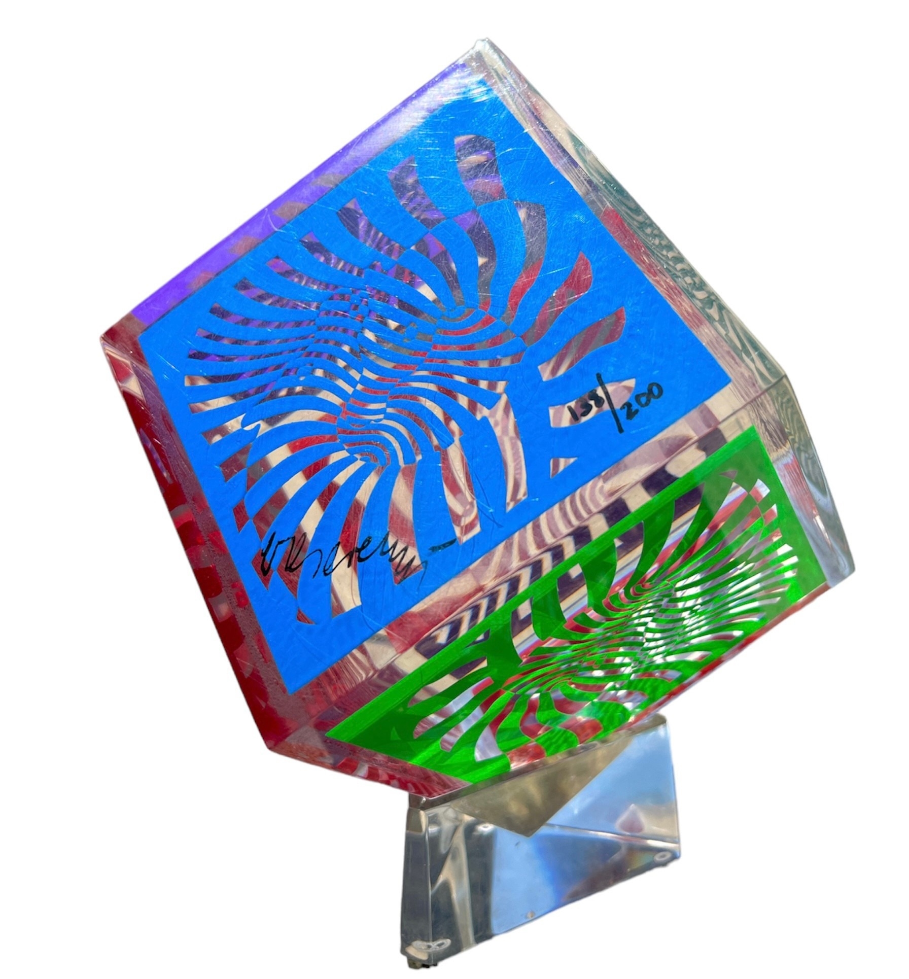 Victor Vasarely | Cube Sculpture | MutualArt